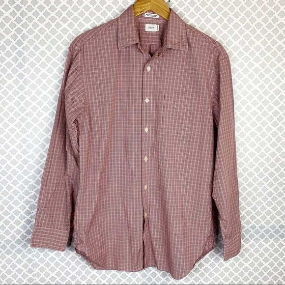 J. Crew Other - EUC Men’s J. Crew 80’s 2 ply Micro Checkered Shirt